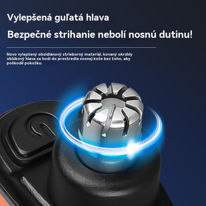 📢📢50% zľava!!! 👨Univerzálny multifunkčný elektrický zastrihávač chĺpkov v nose s digitálnym displejom