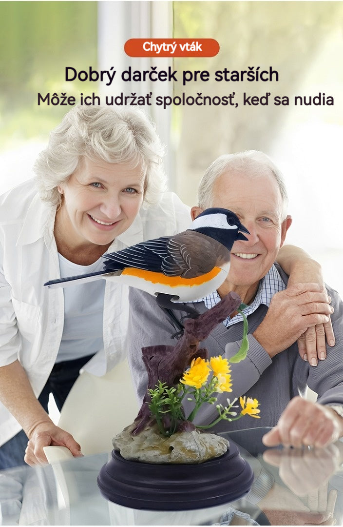 🦜🐦🐦【Kúp 1 a získaj 1 zadarmo】Kreatívne, roztomilé vtáčie ozdoby ovládané hlasom na dekoráciu stola v izbe.