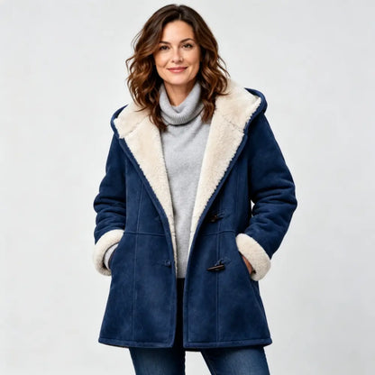 🐏🥼50% OFF💖Elegantna i topla ženska jakna s podstavom od imitacije brušene kože, veličine S-5XL, ležerna zimska jakna