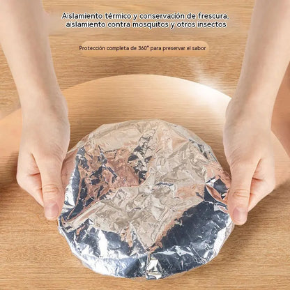 🔥Compra 50 y llévate 50 gratis🔥【100piezas】🍎 Cubierta térmica de papel de aluminio apto para alimentos