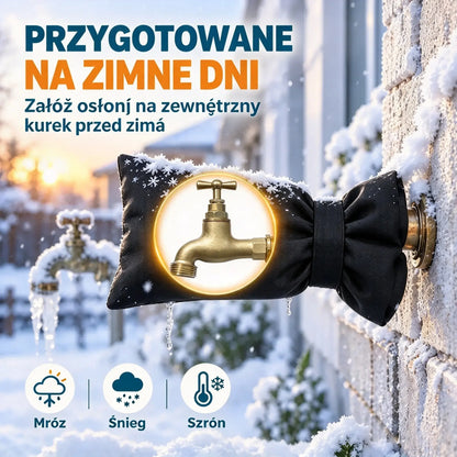 🧊【4 sztuki】🚰 Osłona na zewnętrzny kran ogrodowy | Gruba izolacja termiczna i wodoodporność | Ochrona przed mrozem w ogrodzie i na tarasie ❄️