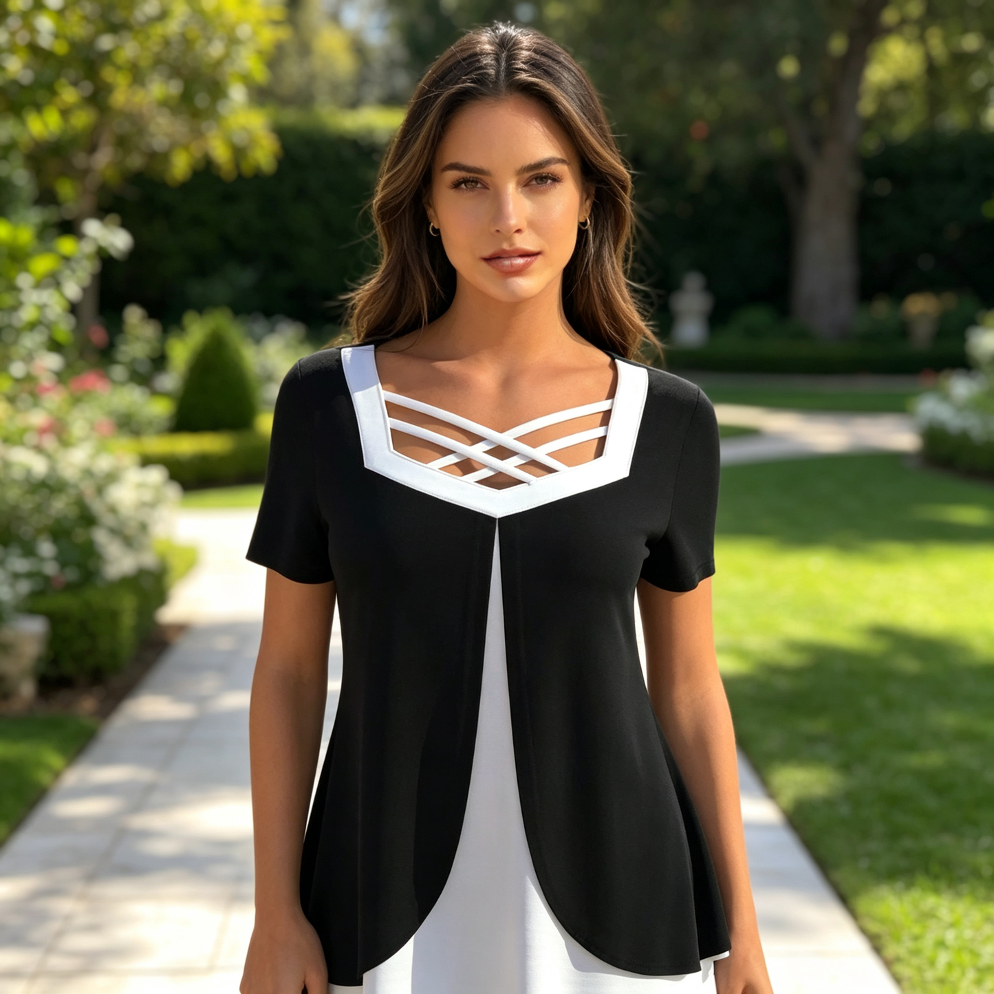 ❤️【S-5XL】Camiseta estampada de talla grande para el verano de 2026