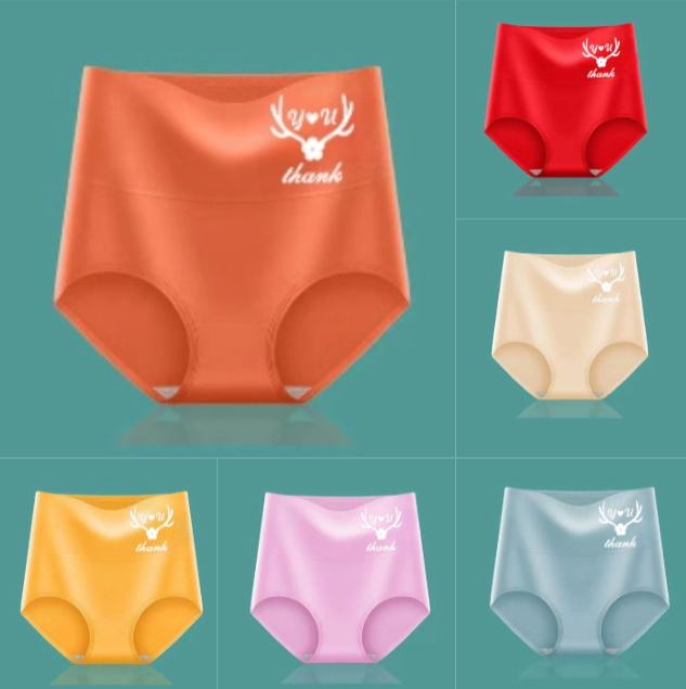 💖Zadnji dan s 50% popusta - 【Set od 6 dijelova za 26 eura】Usko donje rublje visokog struka, izrađeno od vrhunskog pamuka✨️ (45-95 kg)