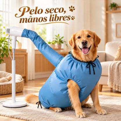 🐕 Bolsa portátil de secado rápido para perros y gatos ⚡ · Circulación de aire caliente a 360° · Sin pelos sueltos · Tallas S–XL 🌟!