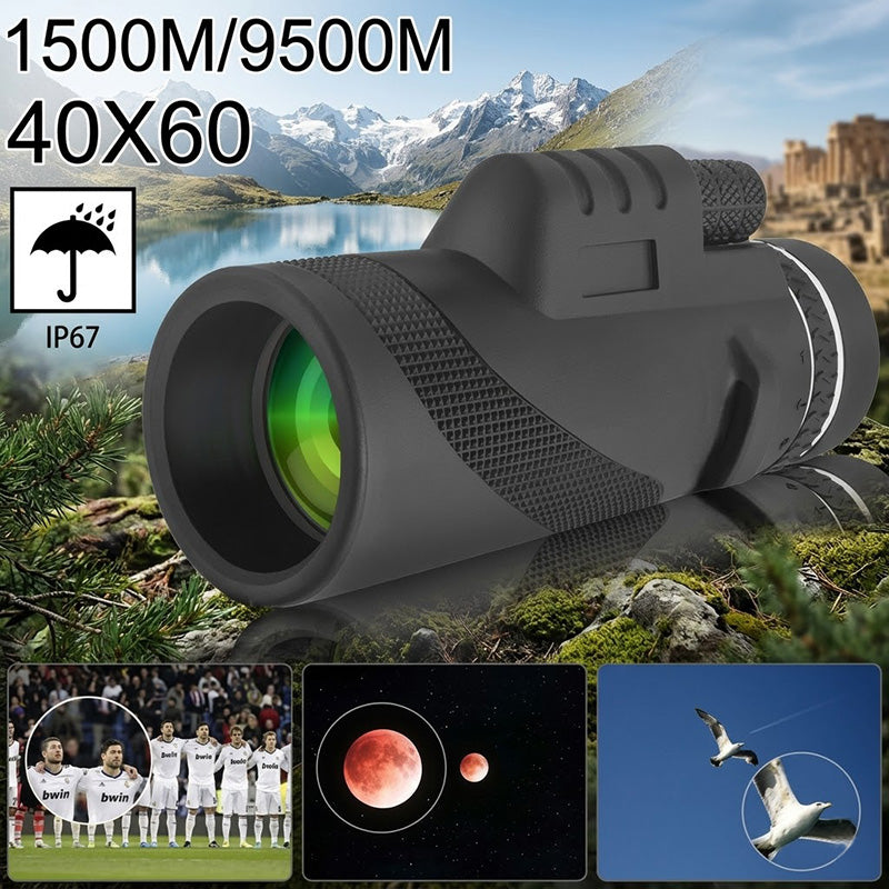 🔥Bestseller【Zniżka 50%】🔭Wysokiej jakości wojskowy monokular HD – idealny do polowań i obserwacji na duże odległości 🎯🌌