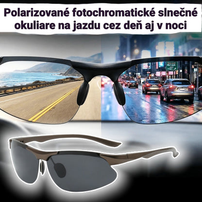 🕶️【Posledný deň akcie ⚡】 Polarizované fotochromatické okuliare na šoférovanie cez deň aj v noci 🚗