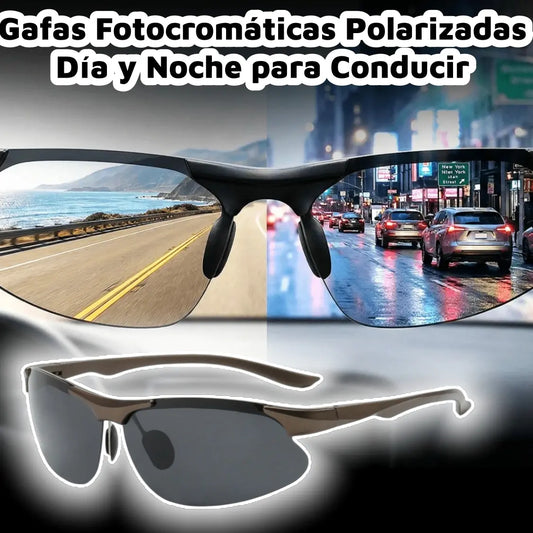 🔥【50% DESCUENTO】 🕶️Gafas polarizadas fotocromáticas para conducir de día y de noche 🚗
