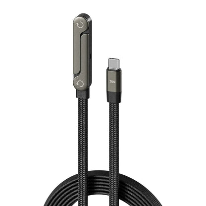 🔥50% popusta na posebnu ponudu🔥⚡Kabel za brzo punjenje 2 u 1 s podesivim držačem za telefon🔋