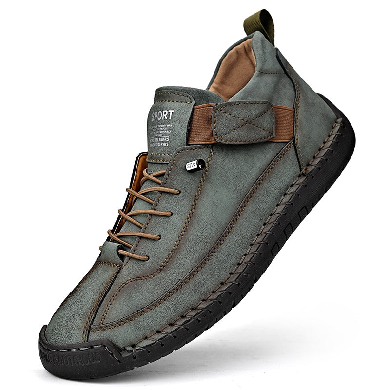🥾🏆【30% REDUCERE】【38-48】 Pantofi casual pentru bărbați, de înaltă calitate, lucrați manual, pentru muncă, în aer liber, cusuți 3879914