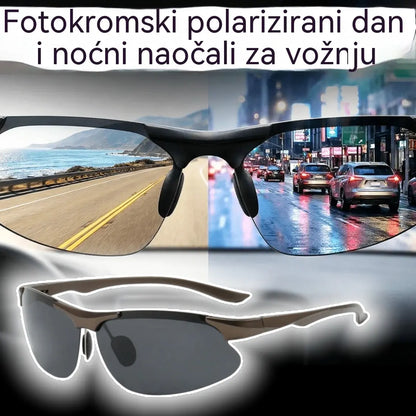 🔥【Popust 50%】🕶️Polarizacijske fotokromatske naočale za vožnju danju i noću 🚗