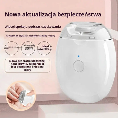 💅 Kup 1, otrzymaj 1 gratis! ✨ Automatyczny pilnik do paznokci, bezpieczna i delikatna pielęgnacja 👶🔧
