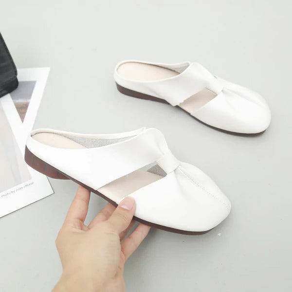 🔥【Rabat 50%】👡👡【35-42】Sandały retro damskie letnie płaskie kapcie