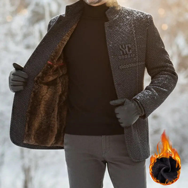 ✨50% popusta! ✨Muški zimski kaput, 3D kroj, debeli i vjetrootporni, neophodan za hladnoću. ❄️✨【40-90 kg】