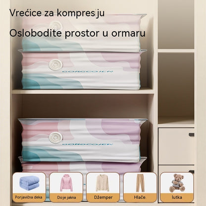 🧳 5 komada za 26 EUR 💨 Velika vakuumska torba za kompresiju: ne treba pumpu, nepropusna i štedi prostor u koferima i domu ✈️