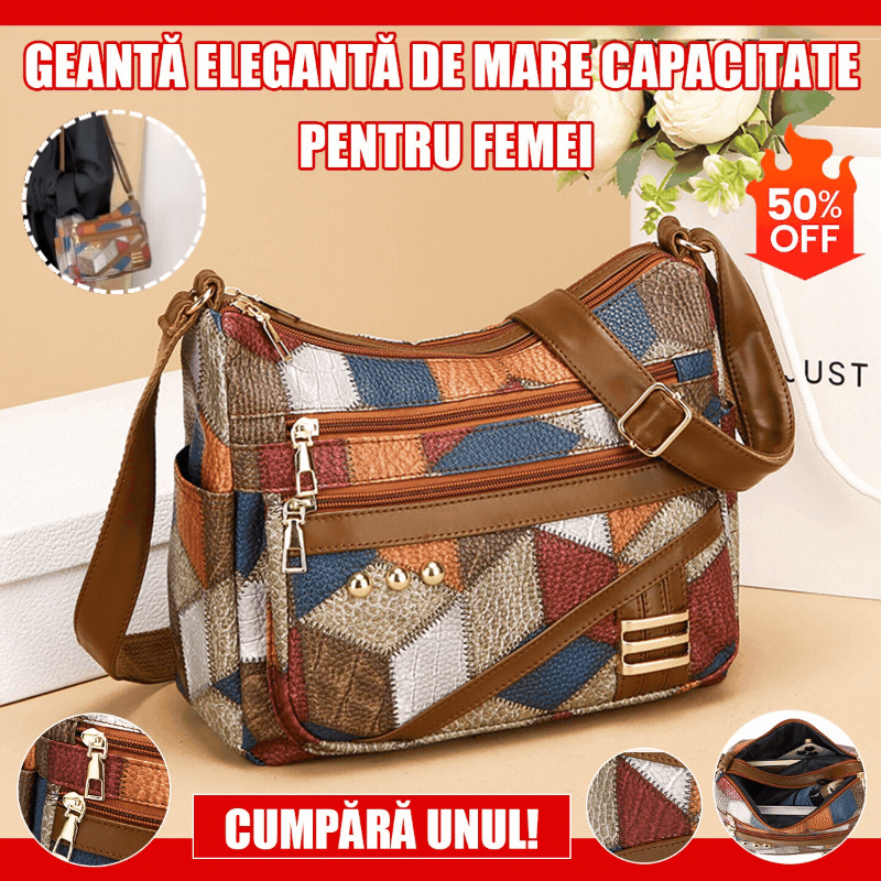 🔥Hit Sprzedaży 【Rabat 50%】👜 Nowa, modna torba na ramię z miękkiej skóry PU w dopasowanym kolorze