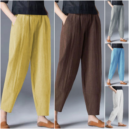 💥🔥【S-5XL】✨💕 Nowe damskie codzienne spodnie krótkie o wysokiej talii z czystej bawełny
