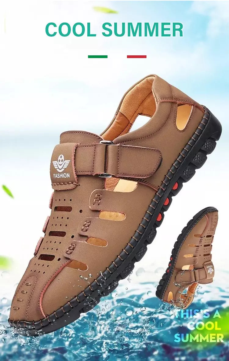 👣【Veľkosti 38-44】🍃2026 Priedušná ležérna obuv s dierkami, pravá koža, mäkká podrážka, protišmyková