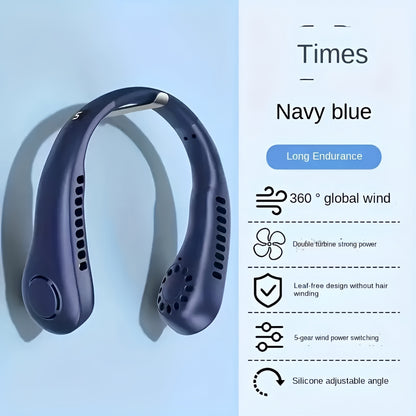 👍🧊🥰【Oferta especial】Ventilador portátil recargable de verano mejorado 2025: ventilador perezoso para deportes al aire libre