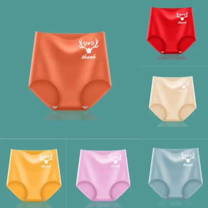 💖Posledný deň so zľavou 50% - 【6-dielna sada za 25 eur】Sťahujúce spodné prádlo s vysokým pásom na boky, vyrobené z prémiovej bavlny✨️ (45-95 kg)
