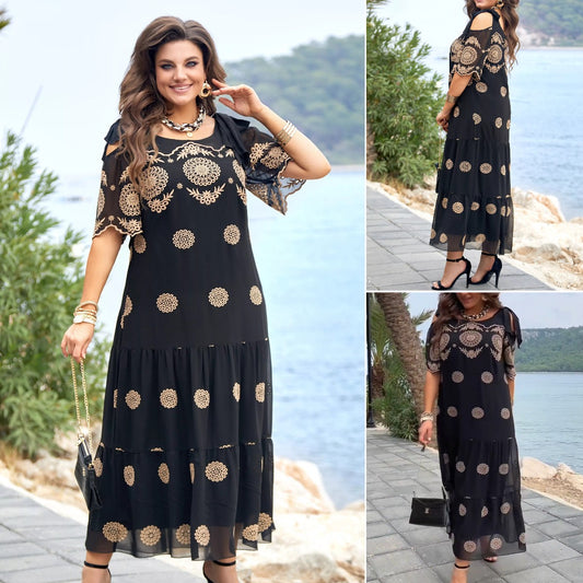 【S-5XL】【Cumpara 1 obtine 1 gratuit】🥰2024 noua rochie eleganta, confortabila si de inalta calitate 3912277