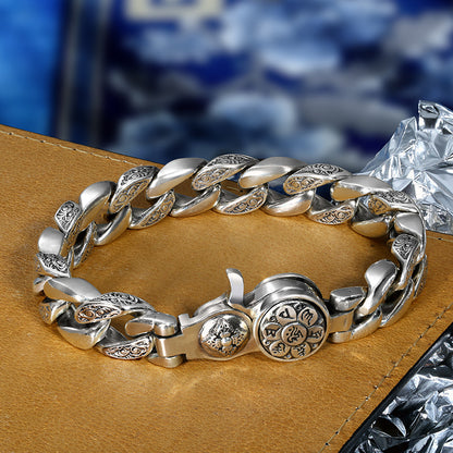 🎁【Nuevo modelo】Pulsera de la suerte de plata 925 completamente nueva, año 2026.