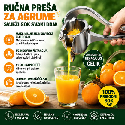 ✅️【Plaćanje po preuzimanju】Mala ručna cijeđalica za sokove za kućnu upotrebu
