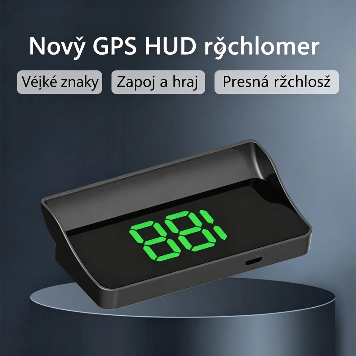 【Švajčiarska vojenská GPS navigácia „Ako sa vyhnúť pokute“】Nový GPS rýchlomer a otáčkomer s displejom HUD