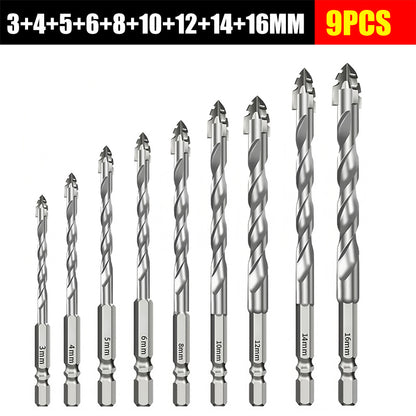 🥇【3+4+5+6+8+10+12+14+16mm】Ekscentrično svrdlo od super tvrdog volframovog čelika 7. generacije s nazubljenim rubom