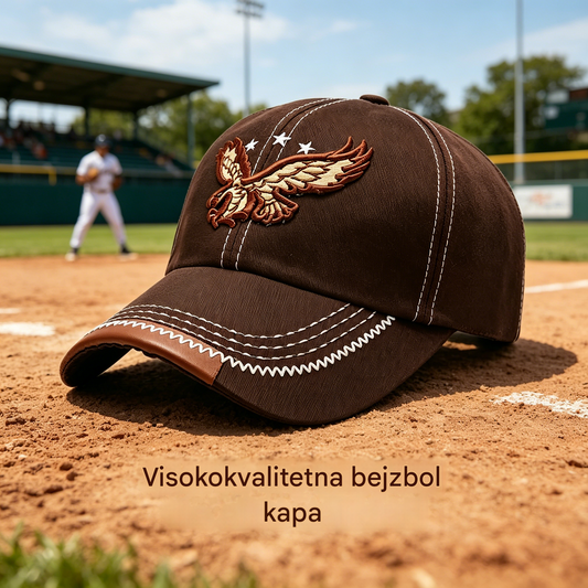 🔥【Kupite jedan, dobijte jedan gratis】Dvije bejzbol kape za samo 27 eura💙 Unisex bejzbol kape s vezom orla