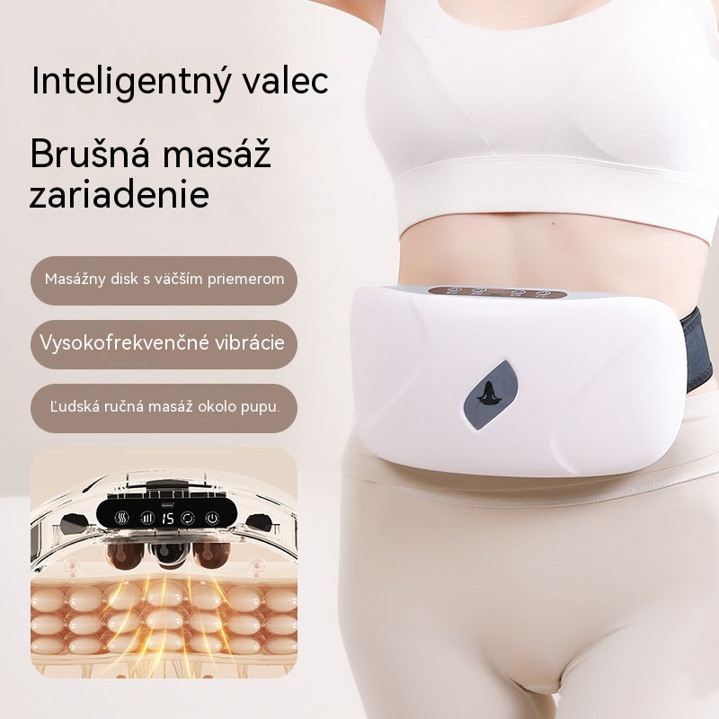 🔥Predajný hit 【Zľava 50%】✨Zariadenie na brušnú masáž a spaľovanie tukov. Pomáha znižovať tuk v oblasti pása a brucha.