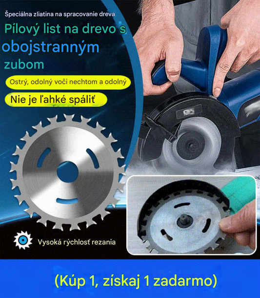 ⚙️🔥 Obojstranné hliníkové pílové listy na drevo [Dvojdielne balenie]