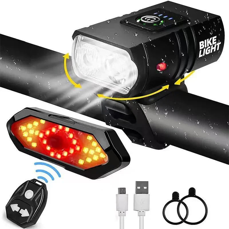 🚴 Luz LED para Bicicleta de Alto Brillo | Kit Delantero + Trasero USB Recargable
