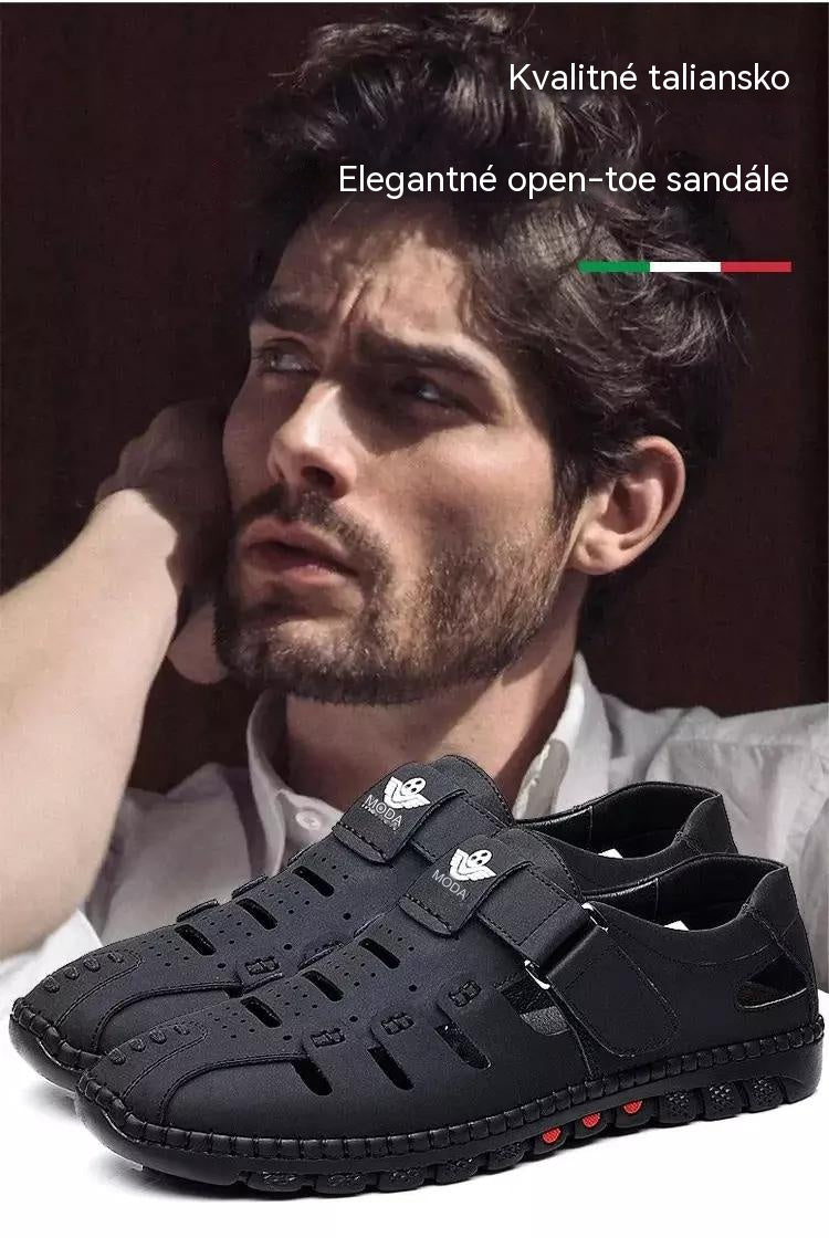 👣【Veľkosti 38-44】🍃2026 Priedušná ležérna obuv s dierkami, pravá koža, mäkká podrážka, protišmyková