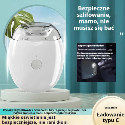 💅 Kup 1, otrzymaj 1 gratis! ✨ Automatyczny pilnik do paznokci, bezpieczna i delikatna pielęgnacja 👶🔧