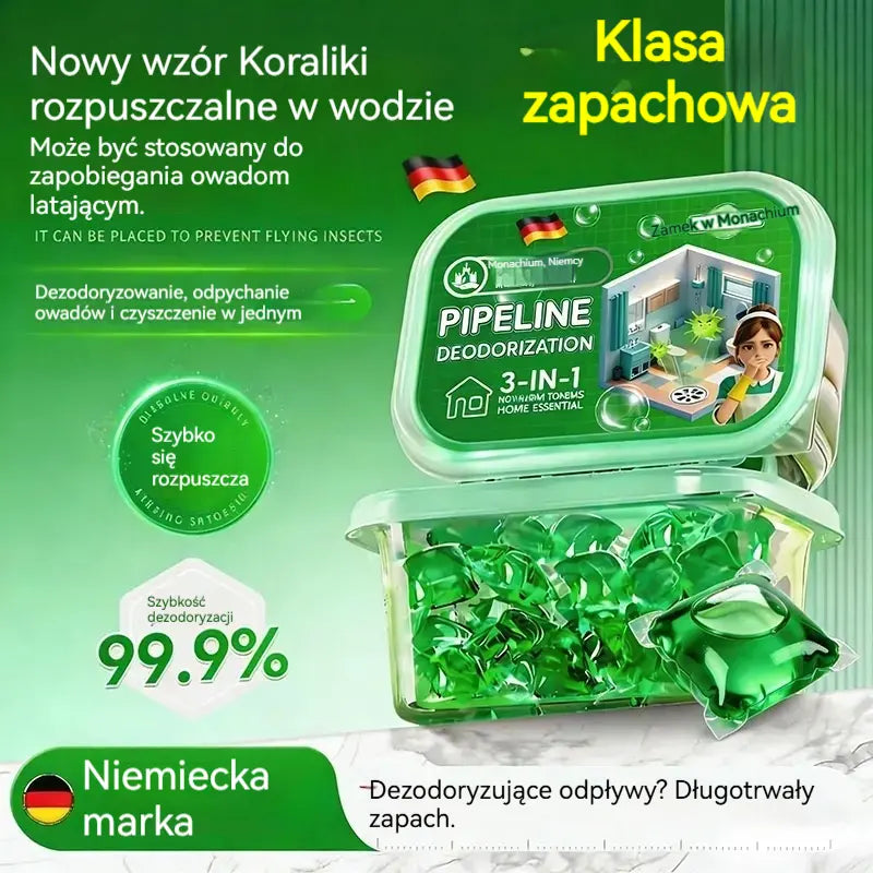 2 opakowania (100 tabletek) za 99 zł . - 🔥🎉. Kapsułki z bioenzymami do usuwania nieprzyjemnych zapachów z odpływów.
