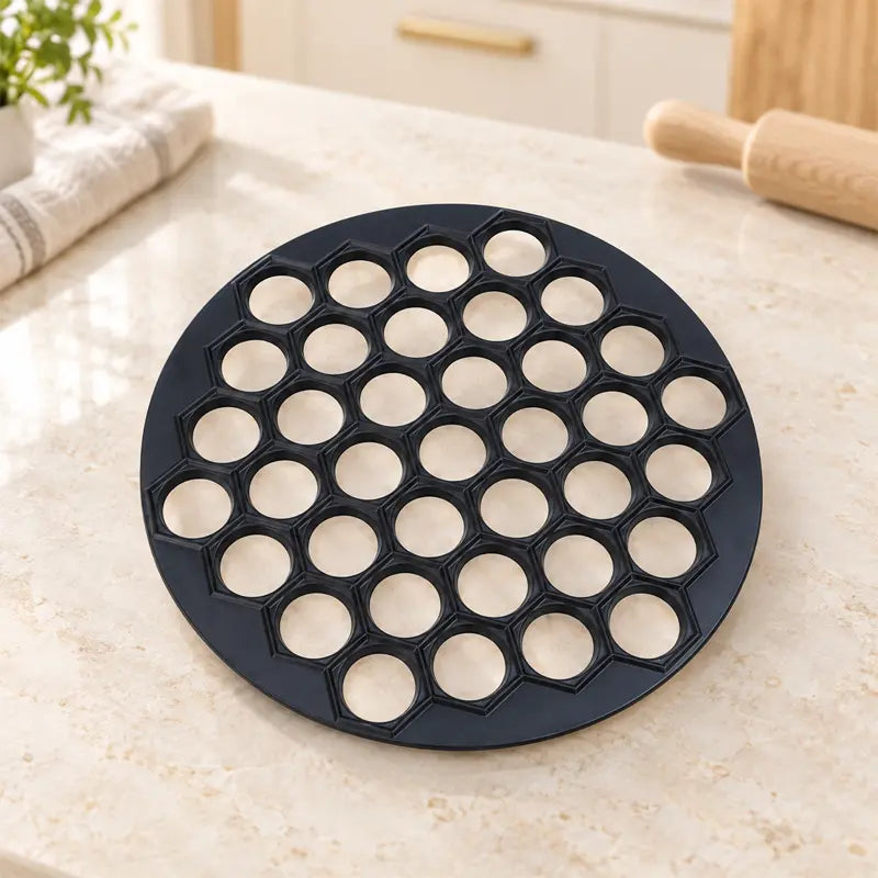🥟✨ Molde para Dumplings 37 Cavidades | Prensa Antiadherente para Empanadillas y Gyoza | Fácil Desmolde 🥟