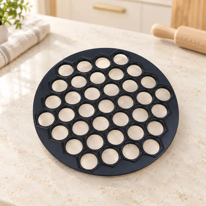 🥟✨ Molde para Dumplings 37 Cavidades | Prensa Antiadherente para Empanadillas y Gyoza | Fácil Desmolde 🥟