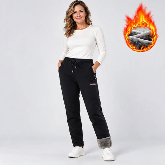【XS-3XL】Wygodne spodnie sportowe w stylu casual na sezon jesień/zima 2026 – z ociepleniem i podszewką z polaru