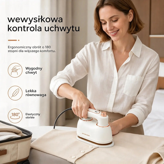 ✨ Ręczne żelazko parowe 2w1, składane, kompaktowe, nowy model do prasowania w domu