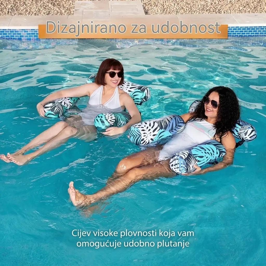🏊Odlična ljetna ponuda s popustom od 50% 💺 Napuhana plutajuća ležaljka: udobna, stabilna i savršena za opuštanje na vodi 🌊
