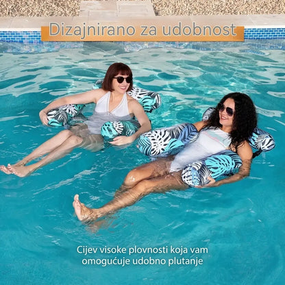 🏊Odlična ljetna ponuda s popustom od 50% 💺 Napuhana plutajuća ležaljka: udobna, stabilna i savršena za opuštanje na vodi 🌊