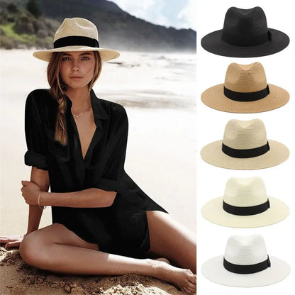 🌿 【Compre 1 y obtenga 1 gratis】【56-58 cm】Sombrero moderno e informal tejido a mano con estampado de palmeras para hombres y mujeres