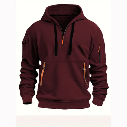 💥【50% zniżki🔥】【S-5XL】✨⛄Nowa zimna męska ciepła kurtka z kapturem, styl codzienny