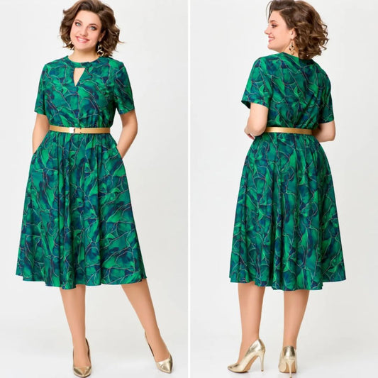 💟【Reducere 50%】【S-5XL】👗 Rochie nouă la modă, design clasic, elegantă și simplă, senzație confortabilă pe piele