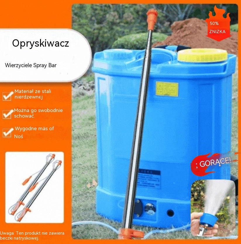 🍀💦【4.2M】🔥Teleskopiczny elektryczny tyczkowy opryskiwacz