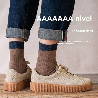 【Compre 5 y obtenga 5 gratis】 Calcetines desodorantes cálidos absorbentes del sudor para hombre