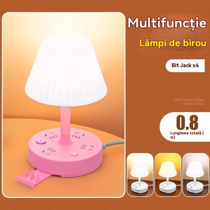 【Kup 1, a 1 dostaniesz gratis】💡Wielofunkcyjna lampka nocna ze wbudowaną listwą zasilającą: praktyczna, stylowa i oszczędzająca miejsce!