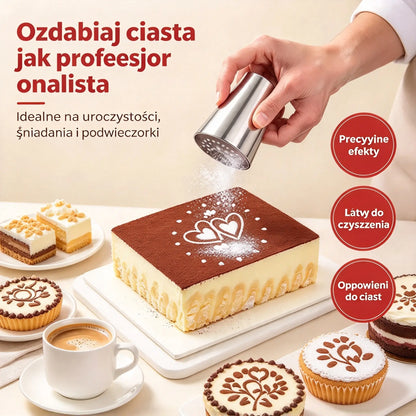 🔥☕ Szablon ze stali nierdzewnej do kawy, do sztuki latte