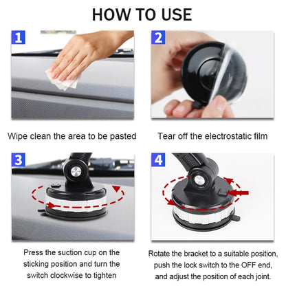 🚗【Časově omezená nabídka】Multifunkční držák na telefon do auta, unese až 5 kg👍