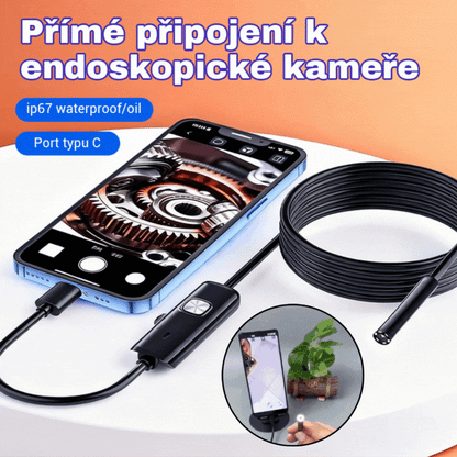 📱Nowy 7-milimetrowy endoskop przemysłowy z bezpośrednim podłączeniem kamery typu C do telefonów z systemem Android (endoskop wodoodporny)